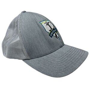 30 Year Anniversay Hat Cap Adults Gray Snapback Adjustable Flex Fit‎ Embroidered